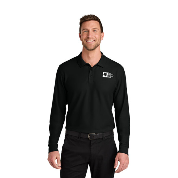 Port Authority Wearever Signature Pique Long Sleeve Polo K200LS
