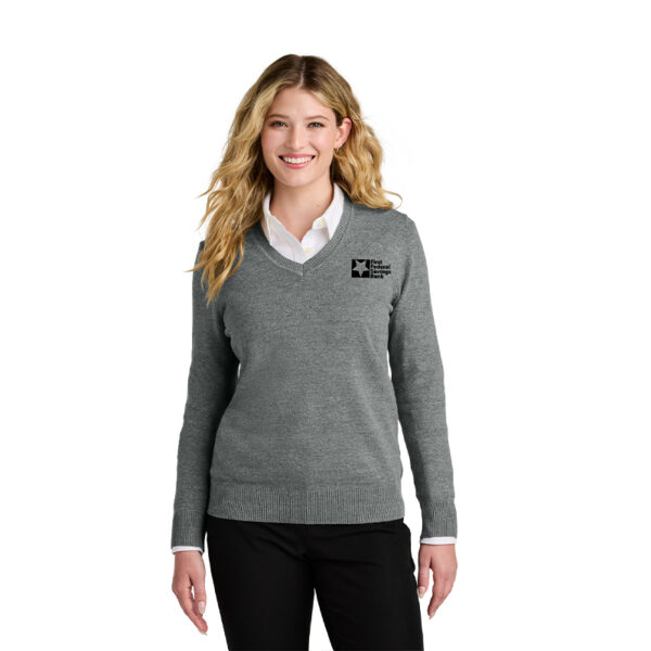 Port Authority Women’s Easy Care V-Neck Sweater LSW2850 - Image 2